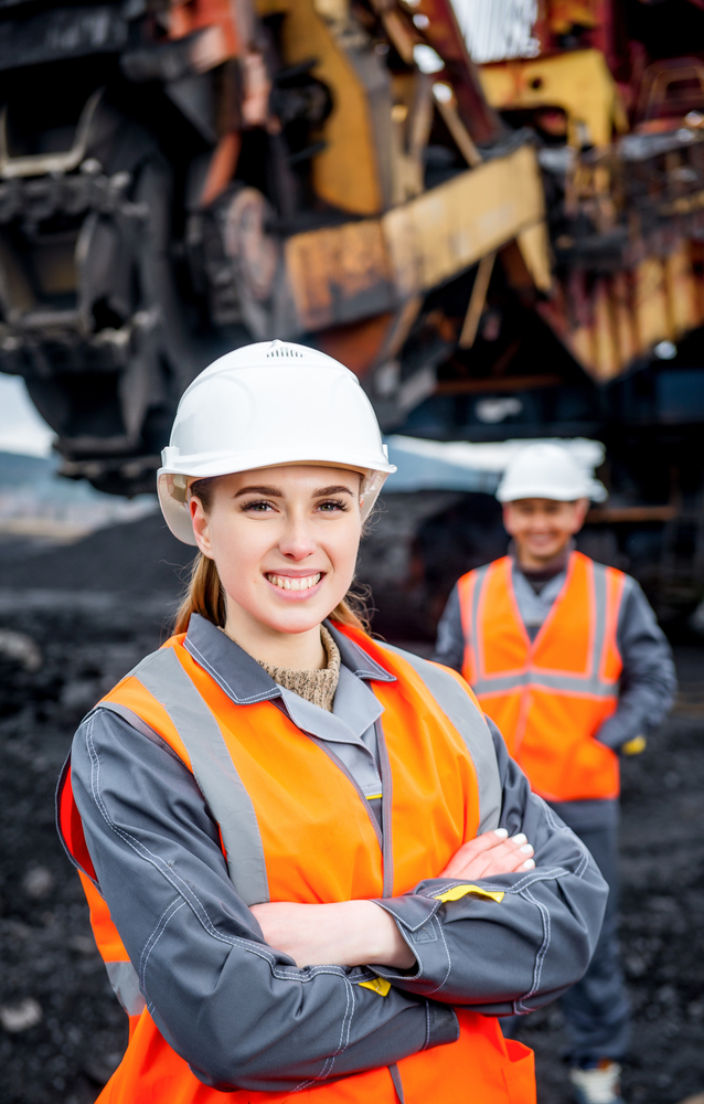 Coal,Mine,Workers,In,An,Open,Pit